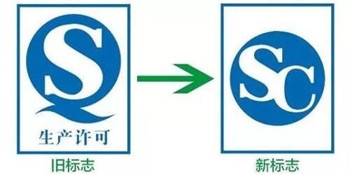 舊QS標(biāo)志與新SC標(biāo)志對(duì)比